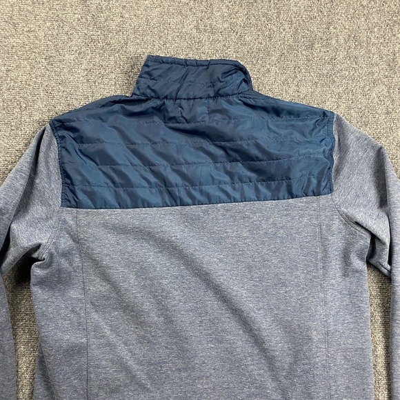 Eddie Bauer 1/4 Zip Pullover Mens Large Blue Front Pockets Polyester Adults - Picture 6 of 10